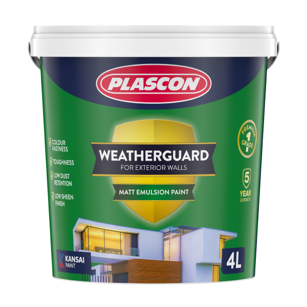 WeatherGuard exterior matt emulsion paint 20L